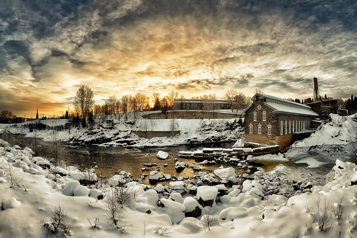 Hausbesitzer Schnee und Eis